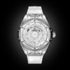 HUBLOT BIG BANG ONE CLICK SANG BLEU STEEL WHITE DIAMONDS 39MM