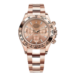 Rolex Cosmograph Daytona Everose Gold Salmon Diamond Dial